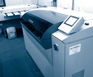 Screen direct-to-plate platesetter